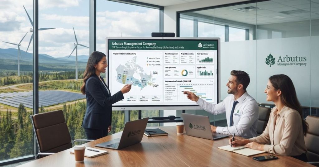 ERP Consulting & Implementation for Renewable Energy (SolarWind) in Canada