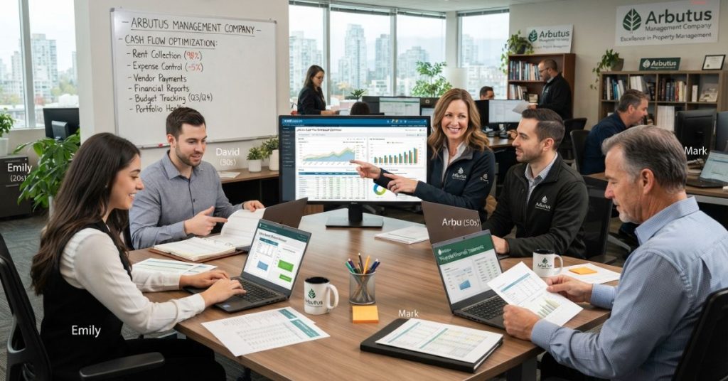 Employees are working on Cash Flow Optimization