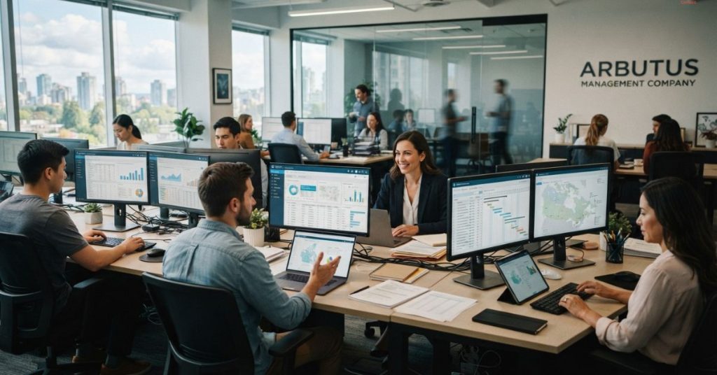 Employees are working regarding ERP Consulting & Implementation for Property Management in Canada