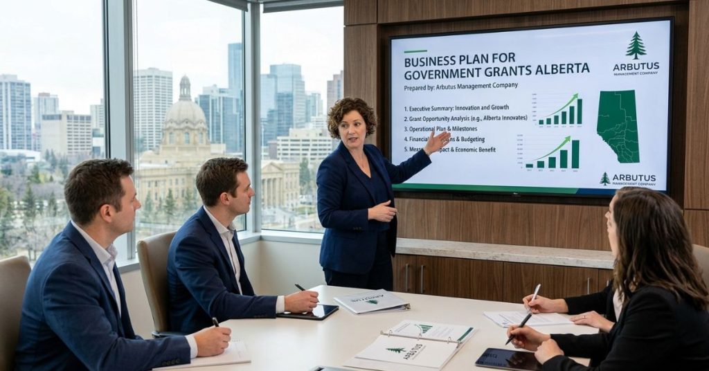Business plan for government grants Alberta